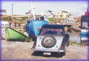 Morgan in Peggys Cove NS