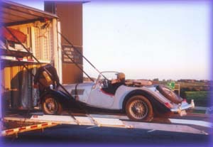 Morgan getting loaded. Hershey PA (photo E. Fisher) 